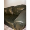 Image 3 : Dark Green 3 Seater Couch - 80W, 35D, 32T 