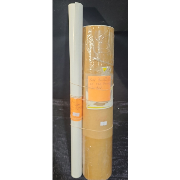 Kelly Buchburger Oilers Poster & Signed Lanny McDonald Poster