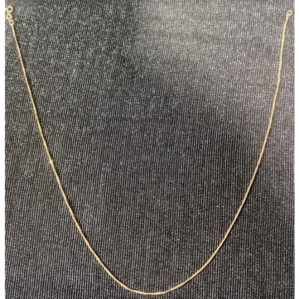 2.1 Gram 10K Rose Gold 18" Chain Necklace