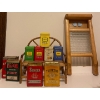 Image 2 : Antique Country Charms - Gun Holsters Mini Wash Board 12T w/ Tiny Tins & More