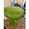 Image 2 : Green Carnival Glass Candy Dish
