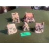 Image 1 : Lilliput Lane Collection (5 Pcs) The Rocking Chair, Pride & Joy, Free Range, Pretty as a Picture