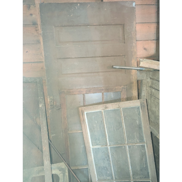 Oak Door & Window - Size Undetermined 