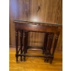 Image 1 : Three Stylish Antique Nesting Tables  23"x 14" x 25"tall