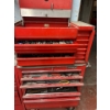 Image 3 : Red Gray Rolling Tool Box With All Tools 
