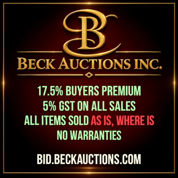 Beck Auctions Inc. Terms & Conditions