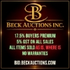 Image 1 : Beck Auctions Inc. Terms & Conditions