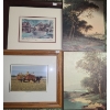 Image 1 : Assorted Art Including: Martha's Vineyard Print 15 X 18