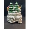 Image 16 : Porcelain Village Set and Trim Shoppe Santa Christmas Decor Group