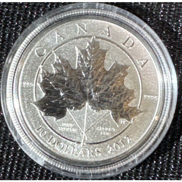 2012 $10 Fine Silver Maple Leaf Forever Coin
