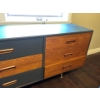 Image 3 : Vintage Wood Dresser 75"L H25" D18"