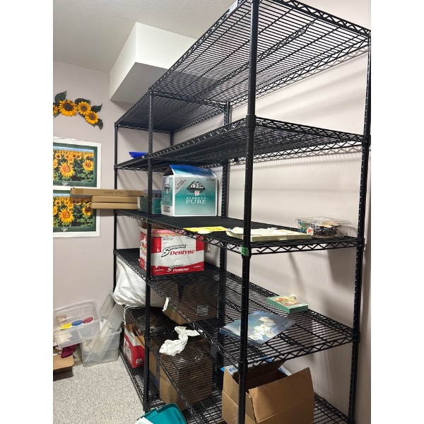 Industrial Shelving From Uline Metal Shelf System Contents not Included L96" W24" H86"