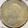 Image 4 : 1893 British 1 Crown Silver Coin 92.5% Silver 28.28 Grams