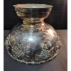 Image 4 : Silver Plated Pedestal Bowl with Grape Vine and Leaf Motif