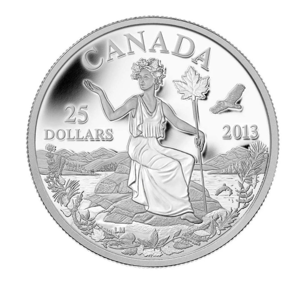 2013 $25 Canada: An Allegory - Pure Silver Coin
SKU: 125715