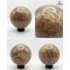 Image 3 :  Polished Sphere Made Of A Natural Mineral, Possibly Brown Aragonite 10 IN T