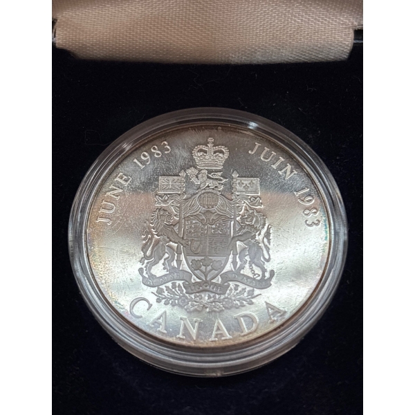 1983 CANADA STERLING SILVER PROOF MEDAL - The Prince & Princess of Wales
Face Value: Medallion
Minta