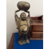 Image 2 : Beautiful Brass Decor Incl. Heavy Buddah, Oil Lamp and  Wood Jewellery Box 
