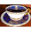 Image 5 : Mitterteich Bavaria Porcelain Mocha Cup w/ Saucer Moorcroft Pottery Ashtrays Ardco Courting Figurine