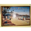 Image 1 : Waikiki Beach Framed Poster 39"x28", Couture Picture 15"x17"