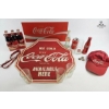 Image 1 : Collection of vintage And Retro-Style Coca-Cola Memorabilia, Two Advertising Sign, Six Pack Bottles.