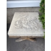 Image 2 : Wooden Table w/ Decorative Tile (Tile is 18x18) 
