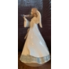 Image 2 : LLADRO Porcelain 'Angelic Violinist' Figurine - 7T (Note Wand Needs Regluing But not damaged) 
