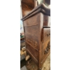 Image 1 : Two-Piece Wooden Hutch and Dresser With Ornate Carvings and Claw Feet