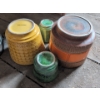 Image 4 : Outdoor Essentials - Pottery & Ceramic Planters w/ Antique Buckets 