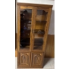 Wood & Glass Display Cabinet - 30W, 15D, 71T 