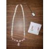 Image 3 : Fifth Avenue Rose Gold & Pearls Necklace & Earrings  Brand New!