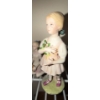 Image 2 : Cybis Figurines: Girl w/ Flowers 6 T, Sitting Girls 5 T, Standing 8 T 
