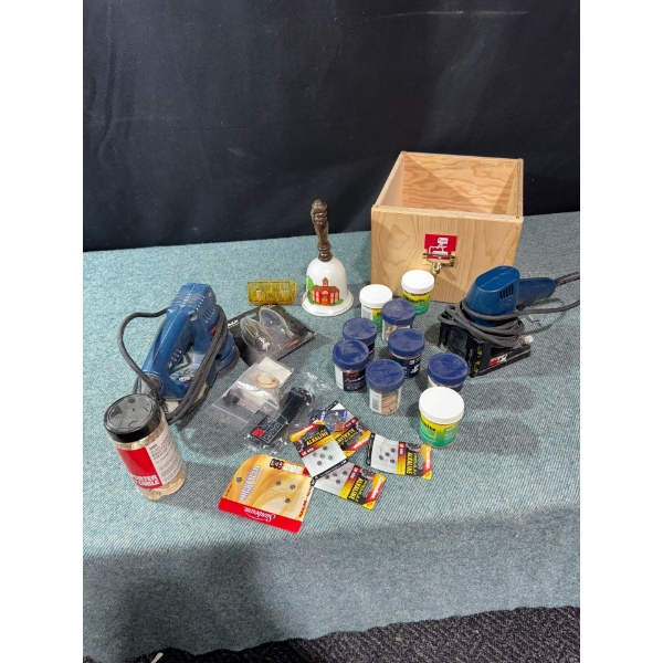 Functional Biscuit Joiner, Orbit Sander, Bell Shaped Music Box & ETC.