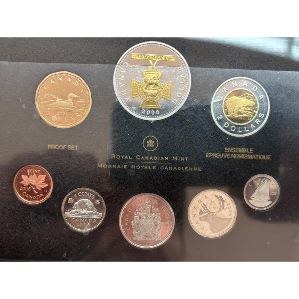  2006 Royal Canadian mint proof set 56.955 g .925 silver