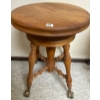 Image 1 : Victorian Claw & Ball Foot Piano Stool