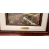 Image 3 : 2 Framed Thomas Kinkade Prints - "Bridge of Faith" " Victorian Christmas III"