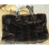 Image 2 : Woven Poncho Vegan Fur Handbag & Prop Horse