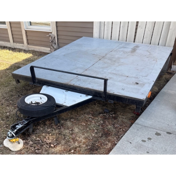 Flat Deck Utility Trailer 6"3' Wide