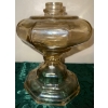 Image 3 : Rare Carnival Glass Coal Oil Lamp & Celestial Spoke Carnival Multicolored Glass Bowl