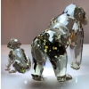 Image 3 : Swarovski Crystal Endangered Wild Life "Gorillas' 6x5 2009