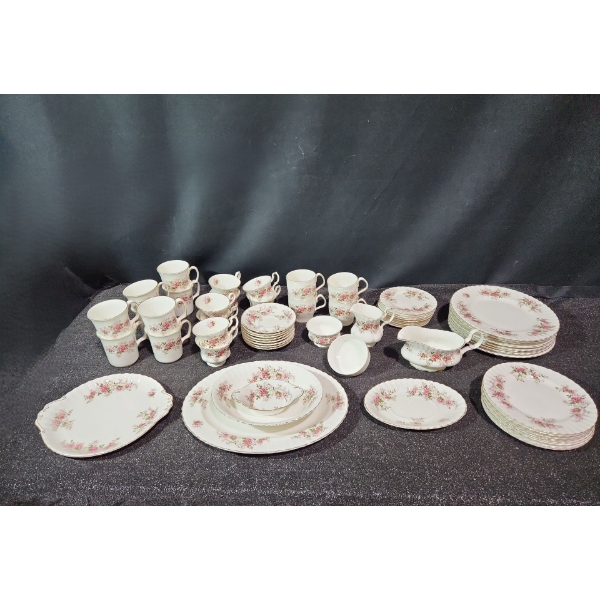 Royal Albert "Lavender Rose"- Dinnerware and Serving Dishes as Shown