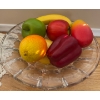Image 2 : Decorative Serving Ware - Table Decor Faux Fruit Basket & More