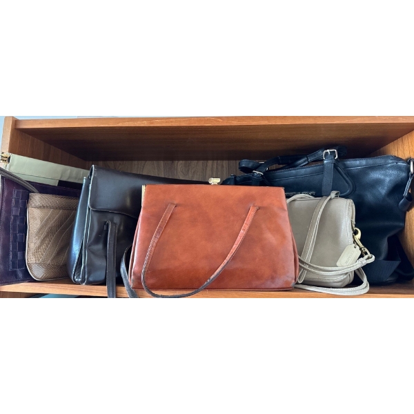 Ladies Designer Handbag Collection - Genuine Leather Coach & More
