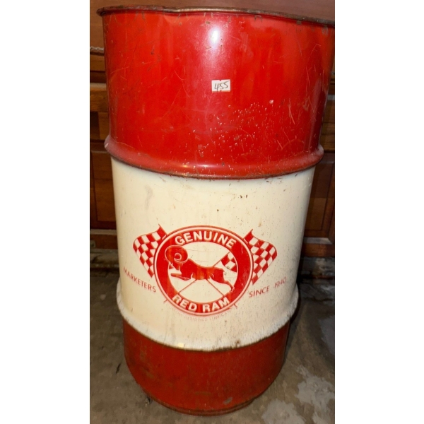 Genuine Red Ram Large Oil Drum Since 1940