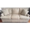Image 1 : Sherrill Furniture -  Brocade Ivory 3 Seat Sofa 84x32x32