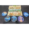 Image 1 : Sea Life Themed Plates from Bradford Exchange and Vintage Australian Tea Towels
