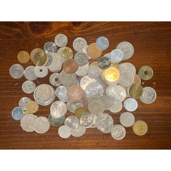 Assorted Foreign Currency Coins 