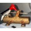 Image 2 : Blue Mountain Pottery Eagle Figurine w/ Wood Pecker Toothpick Picker & more