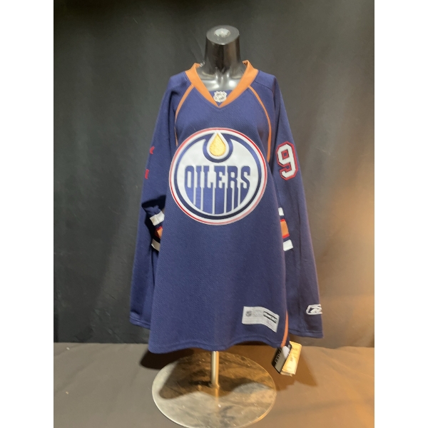 Edmonton Oilers Magnus Paajarvi Signed Reebok Jersey XL