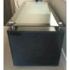 Image 3 : Trendy Retro T.V Stand With Glass Top And Doors  48" x20" x28" tall
